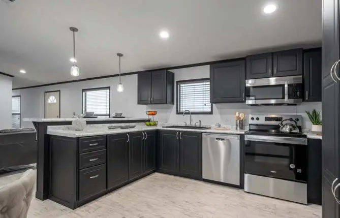 Marisol 3 bedroom doublewide manufactured home kitchen